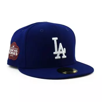Кепка MLB 2025 Opening Game Tokyo Series Model 59FIFTY Los Angeles Dodgers MLB TOKYO SERIES FITTED CAP LOS ANGELES DODGERS Кепка 5950 LA Authentic Shohei синий