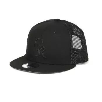 Кепка MLB Mesh Snapback 9FIFTY BLACK ON BLACK Colorado Rockies Свободный размер [New Era]