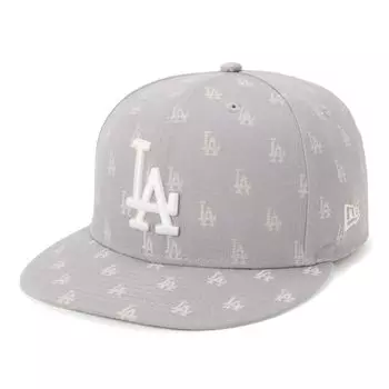 Кепка MLB Монограммный жаккард LA 950 MLB JAQ LOSDOD GRY SWHI 14388576 NER36C5892 [New Era] Серая/Белая M/L