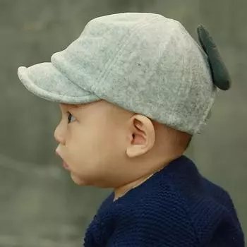 Кепка Monsieur Baby Velvet Wing Yamchae, корейские детские товары