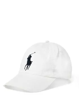 Кепка мужская POLO RALPH LAUREN Big Pony One One Size, белая, Размер, белая, белый