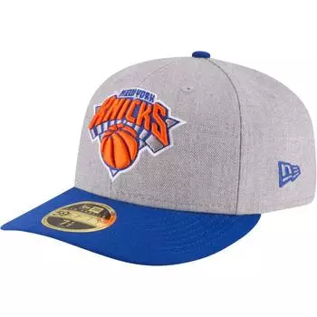 Кепка NBA Shallow Cap 59FIFTY Все размеры Серая мужская