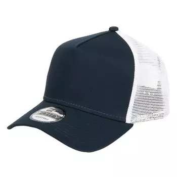 Кепка New Era Mesh, простая кепка 9FORTY NewEra NE205 99HeadweaShop, наклейка в комплекте, бейсболка, темно-синяя, белая, сетка, темно-синяя, белая, свободный размер, мужская [Товар]