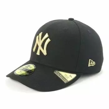 Кепка New Era MLB 59FIFTY Hat 7 PC5950 NEYYAN BLK MGLD 21J New Era Pre-curved Black/Gold/NY 7/8