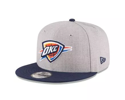 Кепка New Era NBA 9Fifty 2 Tone Heathered Snapback, один размер, серая