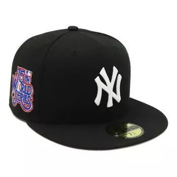 Кепка New Era newera 59FIFTY 14561984 NER35C7098 MLB New York Yankees NY черная черная 7 боковых накладок под козырьком ONSPOTZ изготовленная на заказ кепка Gokyu Fifty