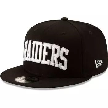 Кепка New Era NFL Basic Snap Snapback Las Vegas Raiders черная 1 бесплатная черная один размер 9FIFTY® - размер, 1,