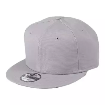 Кепка New Era Plain Hat Snapback 9FIFTY NE400 99HeadweaShop Наклейка в комплекте Бейсболка унисекс Серый Серый Свободный размер Мужская