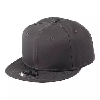 Кепка New Era, простая кепка Snapback 9FIFTY NE400 99HeadweaShop, наклейка в комплекте, бейсболка унисекс, угольный декарбонизированный цвет, свободный размер, мужская [Товар]