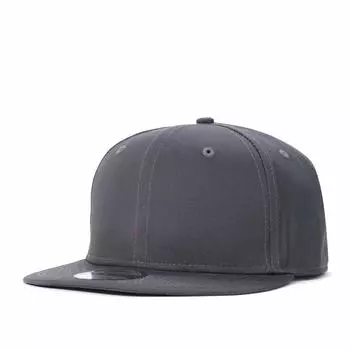 Кепка NEW ERA Snapback 9FIFTY FLAT BILL Charcoal FREE (Новая эра) (Размер регулируется)
