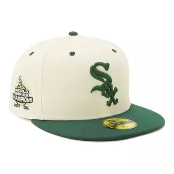 Кепка newera 59FIFTY 14562004 NER35C2823 MLB Chicago White Sox CWS зеленая белая белая 7 боковых нашивок ONSPOTZ изготовленная на заказ кепка Gokyu Fifty унисекс летняя