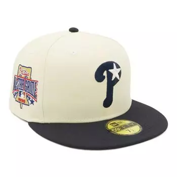 Кепка newera 59FIFTY 70823775 NER35C6581 MLB Philadelphia Phillies PHI White Shiro 7 SIDE PATCH ONSPOTZ изготовленная на заказ кепка Gokyu Fifty унисекс летняя
