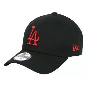 Кепка NewEra 9FORTY Кепка MLB Major League Baseball Cap Unisex Logo Brand Los Angeles Dodgers Essential Black x Red Logo [New Era] Мужская Женская [Товар]