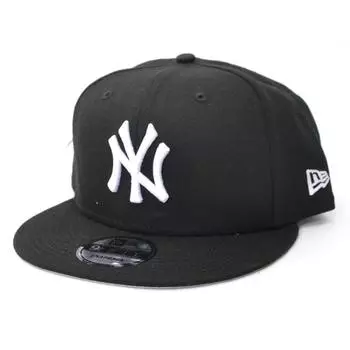 Кепка NEWERA SNAPBACK 9FIFTY 950 New York Yankees 11591025 Кепка с регулируемым размером Snapback Cotton Популярная x (Новая эра) Мужские женские (ЧЕРНО-БЕЛЫЙ) [Элемент]