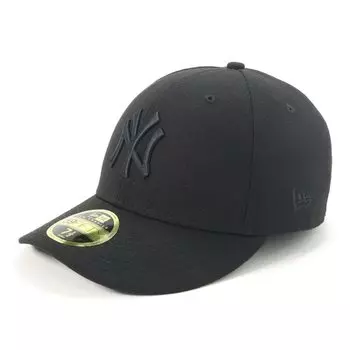 Кепка Низкопрофильная шляпа NY 7 LP5950 NEYYAN BLK BLK 23J [New Era] Черный/Черный 3/8