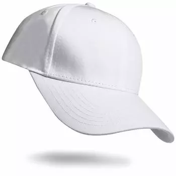 Кепка Обычная шляпа Кепка Хлопковая Стильная Беговая Спортивная Бейсболка Большой Размер [Savilleman] [Защита от УФ-лучей] Мужская 100% (белый)