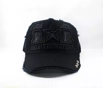 Кепка One Bite One Fish OBOF OBOF-24 Bitten Black