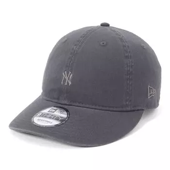 Кепка ONSPOTZ Custom Charcoal 9Thirty Washed Cotton Mini Tonal Logo Mlb New York Yankees [New Era] M/L древесный уголь