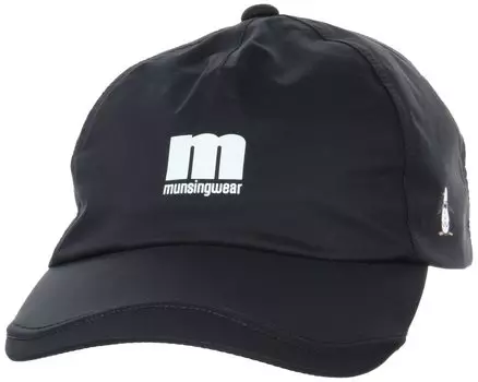 Кепка от дождя, водоотталкивающая шляпа, дождевик, эластичная, гольф, MEBTJC05 BK00, свободный размер [Munsingwear] для мужчин (черный)