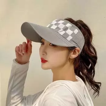 Кепка от солнца для бега женская кепка для марафона на открытом воздухе для спорта солнцезащитная кепка для бега пустая шляпа-цилиндр сверхлегкая кепка для велосипедистов one size fits all