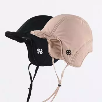 Кепка пилота мужская осенне-зимняя теплая защита ушей с язычком утки байкерская кепка Lei Feng женская молодежная ветрозащитная и снегозащитная кепка One Size хаки