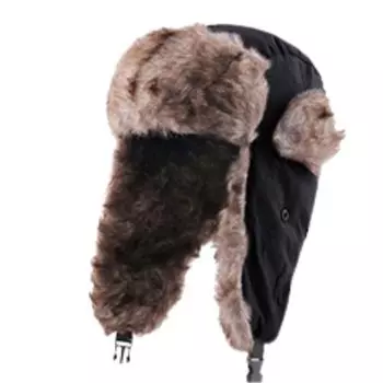 Кепка пилота с ушами Холодный полет Русский Поездка на работу в [myuse] Кепка, Шапка, Клапаны, Зимняя, Защита, Ветрозащитная, Кепка, Кепка, Теплая, Катание на лыжах,