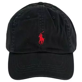 Кепка Ralph 710548524 CLS SPRT CAP унисекс POLO 2000 RED черный x красный [Polo Lauren] BLACK/RL [Товар]
