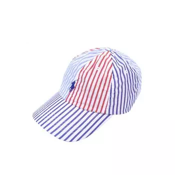 Кепка Ralph One Point Pony Signature (Поло Лорен) Мужская женская многополосная 01080036-MULTI [Товар]