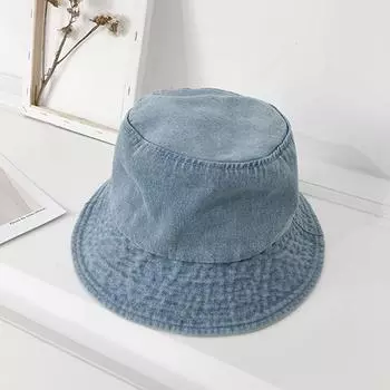 Кепка рыболова из денима с большими полями для мужчин и женщин, тонкий дизайн на весну и лето, кепка с козырьком от солнца, закрывающая лицо, кепка-зонтик от солнца One Size