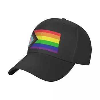 Кепка с флагом Progress Pride, бейсбольная кепка, военные тактические кепки, шляпа от солнца для косплея, женская унисекс