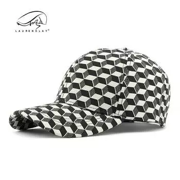 Кепка с козырьком мужская новая персонализированная трехмерная квадратная клетчатая бейсболка с жестким верхом женская ретро модная солнцезащитная кепка adjustable