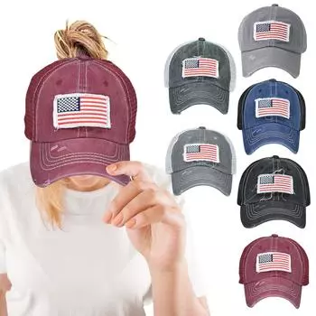 Кепка с козырьком, женская солнцезащитная шляпа, спортивная Кемпинг, рыбалка, путешествия, хвост, сетчатая дышащая кепка с вышивкой One Size тёмно-синий