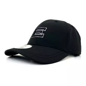 Кепка с логотипом E для гольфа и рыбалки, унисекс, черная [Elite Grip] 56-60 см чёрный