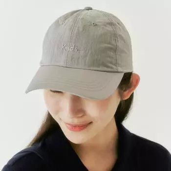 Кепка с логотипом из нейлона KS Kd3cpg1101f Lgy LIGHT GREY/000