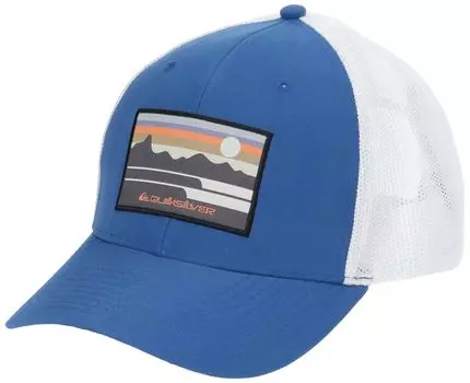 Кепка с нашивкой из 6 панелей, сетчатая кепка AQYHA05399 BYC0 [Quicksilver] Мужская