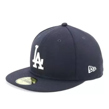 Кепка с плоским козырьком MLB Dodgers LA Navy 7 5950 LOSDOD NVY SWHT 25J [New Era]