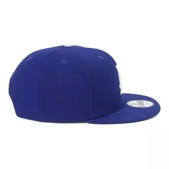 Кепка с плоским козырьком MLB Hat LA Dark Royal 950 LOSDOD DROY WHI 25J [New Era] L/XL