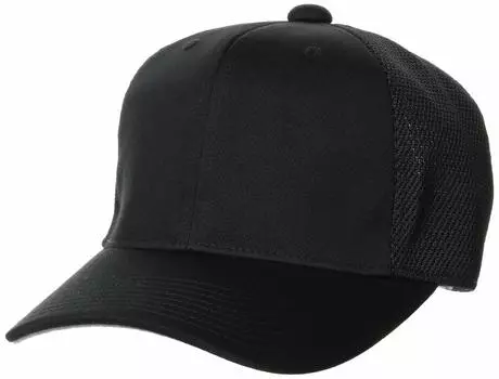 Кепка с полями 6 квадратная полусетчатая бейсболка детская BC074J черная японская свободный размер [SSK] юниор/квадрат (90)