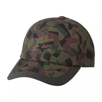 Кепка с принтом для гольфа, кепка с камуфляжным узором E2MWA504 Free [Mizuno] Мужская черная/коричневая (Окружность головы 56-60 см)