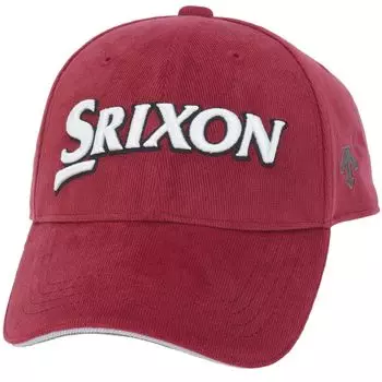 Кепка с вышитым логотипом спереди Простая кепка для гольфа RG4FCP05M WR00 [SRIXON] Мужская (Красное вино)