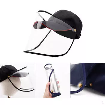 Кепка с защитой от брызг и пыли, бейсболка для рыбака чёрный