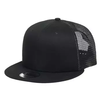 Кепка-сетка Кепка Обычная шляпа 9FIFTY NewEra 99HeadwearShop Бейсболка с наклейкой Стандартная посадка Черная [New Era] Мужская [Товар]
