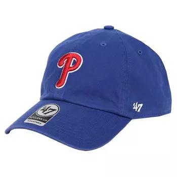 Кепка Seven 47 Cap Cleanup Low Cap Major League Hat Unisex Logo Philadelphia Phillies Royal Blue [Forty Brand] Мужская Женская