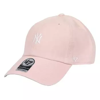 Кепка Seven 47 Mini Logo Cleanup CLEAN UP МУЖСКАЯ ЖЕНСКАЯ КЕПКА Chibi Logo Hat New York Yankees Pink Pink [Forty Brand] Мужская Женская