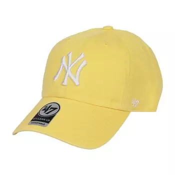 Кепка Seven 47 Yankees Cleanup NY Logo CLEAN UP CAP MENS LADIES Кепка Low Cap MLB NEW YORK YANKEES Maize Yellow [Forty Brand] Мужская Женская [Товар]
