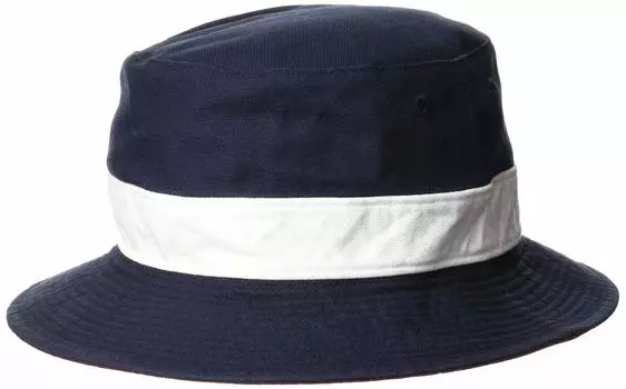 КЕПКА ШЛЯПА Двусторонняя шляпа сафари темно-синяя EU 000 [Lacoste] & [Официальная] Мужская (БЕСПЛАТНЫЙ размер)