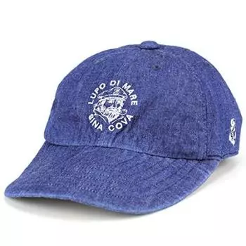 Кепка SINACOVA Кепка из денима Кепка из морской шерсти с вышитым узором в клетку Сделано в Японии LL Navy (Синакова) Весна лето (59,5 см) тёмно-синий