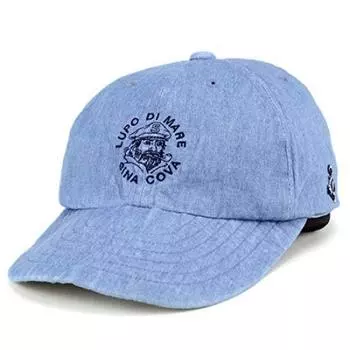 Кепка SINACOVA Кепка из денима Кепка из морской вышивки с узором в клетку Сделано в Японии LL Синий (Синакова) Весна лето (59,5 см) синий