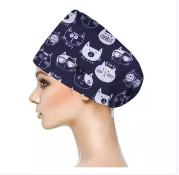 Кепка-скраб с пуговицами, круглая кепка, пышная шляпа с лентой для женщин и мужчин