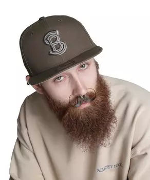 КЕПКА SNAP BACK ТИПА SB F 180 Хаки [Shot] SchottNEWERA/9FIFTY SB / 782-3974005 Мужская